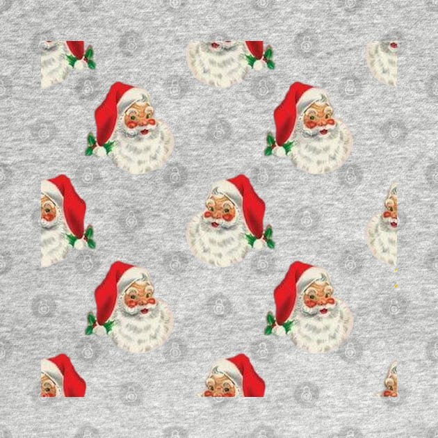 Retro Vintage Pink Santa Claus by Fanu2612